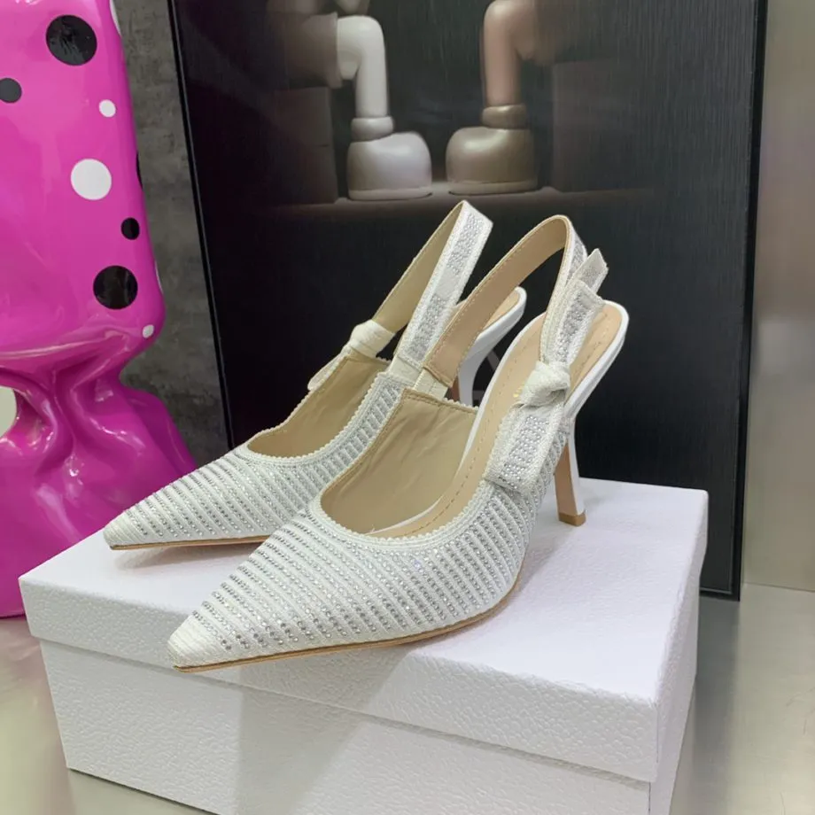 DIR Women's J'Ador Slingback Pump White For Women CD KCP867LHE_S10W