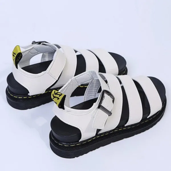 sealbeer - White Casual Patchwork Solid Color Round Comfortable Out Door Shoes